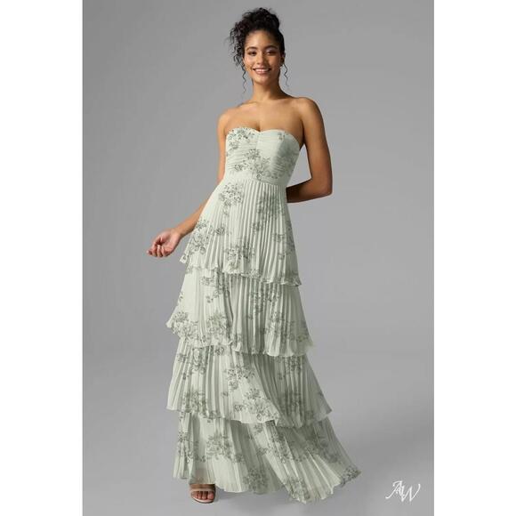 Dresses & Skirts - NWOT AW Bridal Bryn Dress Pistachio Green Penoy Size 4